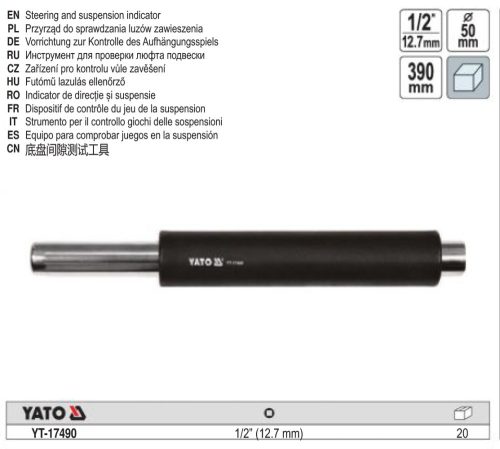 YATO YT-17490 Lengéscsillapító diagnosztikai szerszám