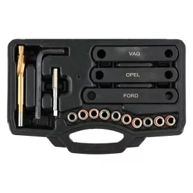   YATO YT-17700 Féknyereg menetjavító készlet 16 részes M9x1,25 mm HSS