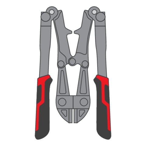 YATO YT-18413 Csapszegvágó olló 450 mm összecsukható