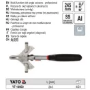 YATO YT-18960 Gérvágó olló állítható szögek 245 mm