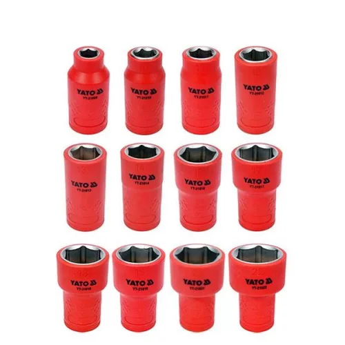 YATO YT-21008 Szigetelt dugókulcs 3/8" 8 mm 1000 V CrV