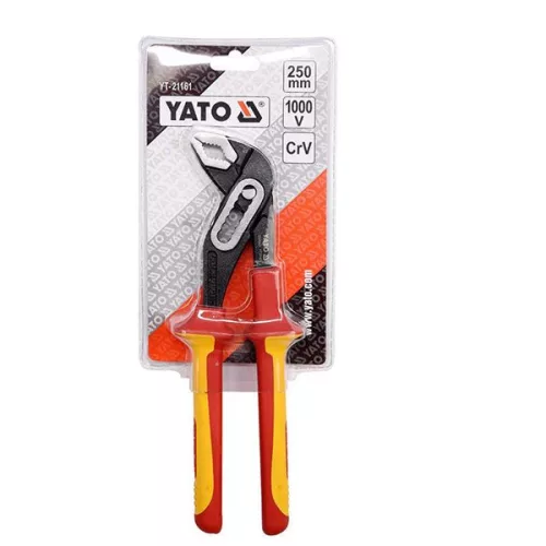 YATO YT-21161 Vízpumpafogó 250 mm 1000 V-ig szigetelt