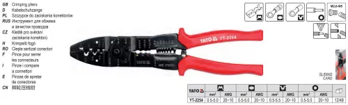 YATO YT-2254 Saruzó fogó