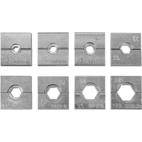   YATO YT-22863 Préspofa készlet 8 részes 10-120 mm az YT-22860 hidraulikus préshez