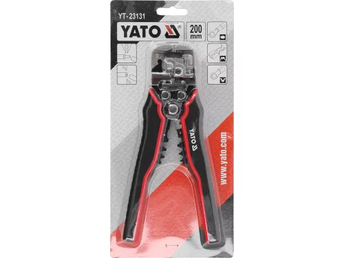 YATO YT-23131 Multifunkciós szigetelés eltávolító, kábelvágó és saruzó fogó
