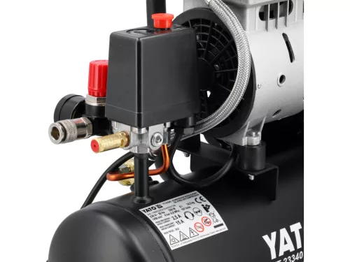 YATO YT-23340 Kompresszor 6L tartállyal csendes olajmentes