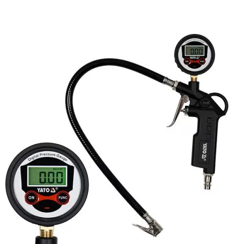 YATO YT-23702 Kerékfúvató pisztoly LCD nyomásmérővel 1/4"