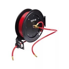   YATO YT-24251 Automata pneumatikus tömlődob 9,5 mm x 20 m fém