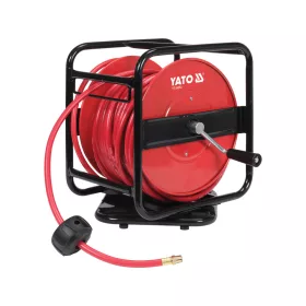   YATO YT-24253 Automata pneumatikus tömlődob 8 mm x 30 m fém