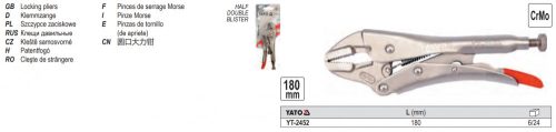 YATO YT-2452 Önzáró fogó 180 mm CrMo