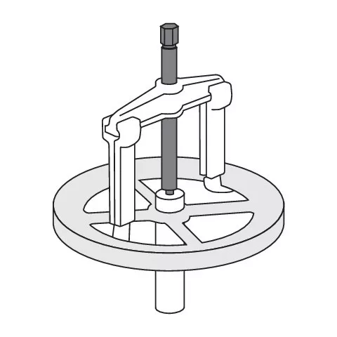 YATO YT-25105 Csapágylehúzó készlet 12 részes nehezen hozzáférhető helyekhez