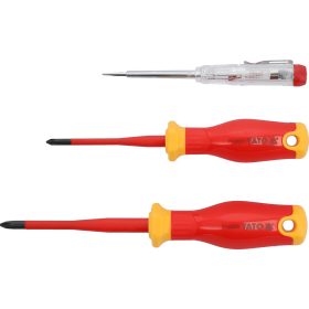   YATO YT-282680 Csavarhúzó készlet 3 részes 1000 V-ig szigetelt vékony kialakítás