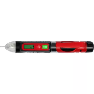   YATO YT-28320 Fáziskereső érintésmentes mérés 12-1000 V szigetelt LCD kijelzővel