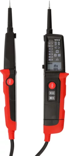 YATO YT-28330 KÉT PÓLUSÚ FESZÜLTSÉGTESZTER RCD TESZTTEL