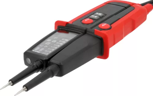 YATO YT-28330 KÉT PÓLUSÚ FESZÜLTSÉGTESZTER RCD TESZTTEL