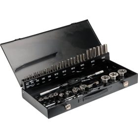   YATO YT-2979 Menetfúró és metsző készlet (kézi) 56 részes HSS M3-M20-ig