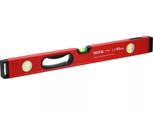 YATO YT-30081 Alumínium vízmérték 600mm 3 libellás 1 fogantyús