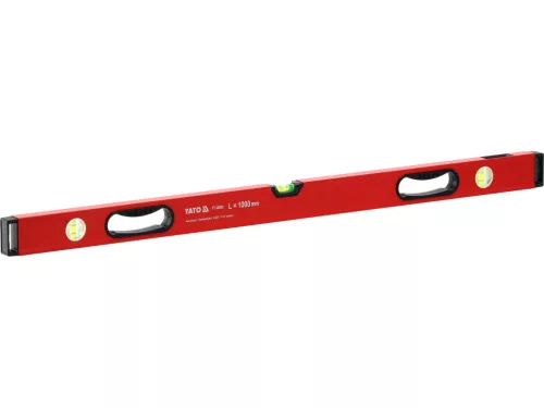 YATO YT-30083 Alumínium vízmérték 1000mm 3 libellás 2 fogantyús