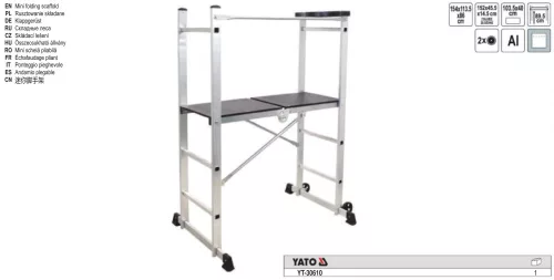 YATO YT-30610 Összecsukható állvány 1540 x 1135 x 860 mm