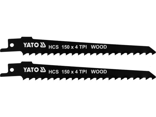 YATO YT-33921 Szablyafűrészlap fához 150/1,2 mm 4 TPI HCS (2 db/cs)