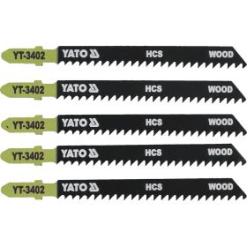   YATO YT-3402 Dekopírfűrészlap T8TPI 100/75 mm HCS (5 db/cs)