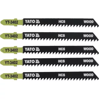   YATO YT-3402 Dekopírfűrészlap T8TPI 100/75 mm HCS (5 db/cs)