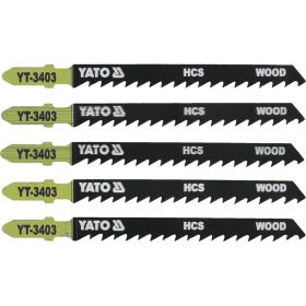   YATO YT-3403 Dekopírfűrészlap T6TPI 100/75 mm HCS (5 db/cs)