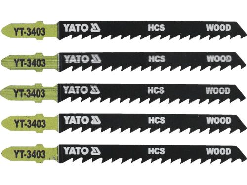 YATO YT-3403 Dekopírfűrészlap T6TPI 100/75 mm HCS (5 db/cs)