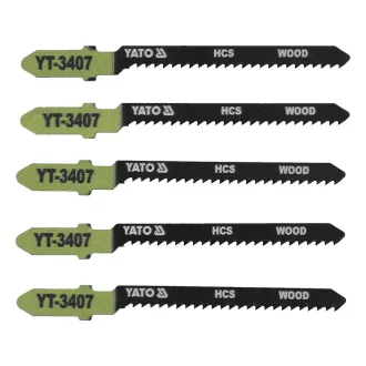   YATO YT-3407 Dekopírfűrészlap T13TPI 75/50 mm HCS (5 db/cs)