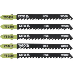  YATO YT-3410 Dekopírfűrészlap T6TPI 100/75 mm HCS (5 db/cs)
