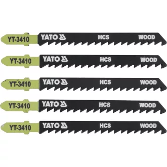   YATO YT-3410 Dekopírfűrészlap T6TPI 100/75 mm HCS (5 db/cs)