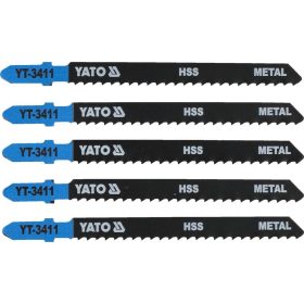   YATO YT-3411 Dekopírfűrészlap T8TPI 100/75 mm HSS (5 db/cs)