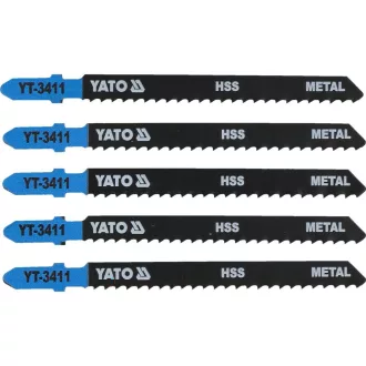   YATO YT-3411 Dekopírfűrészlap T8TPI 100/75 mm HSS (5 db/cs)