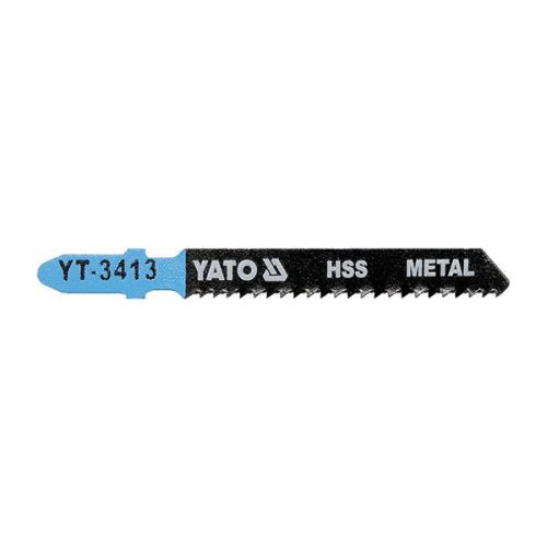 YATO YT-3413 Dekopírfűrészlap fémre T-befogás 12TPI 75/1,0 mm HSS (5 db/cs)