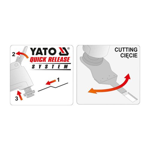 YATO YT-34683 Fűrészlap multifunkciós géphez 10 mm bimetál