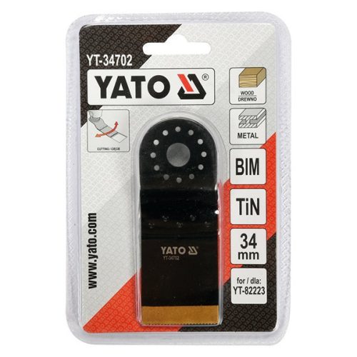 YATO YT-34702 Fűrészlap multifunkciós géphez 34 mm bimetál-titán-nitrid
