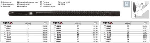 YATO YT-35854 Bőrlyukasztó 6 mm