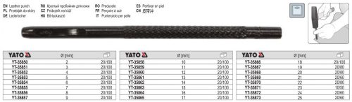 YATO YT-35873 Bőrlyukasztó 25 mm
