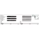 YATO YT-35880 Bőrlyukasztó készlet 4 részes 2-5 mm
