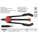 YATO YT-36127 Szegecsanyahúzó 360 mm M3, M4, M5, M6, M8, M10, M12