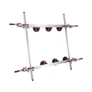 YATO YT-37091 Kézi üveglap szállító keret 6 db tapadó tappanccsal 1600 x 3600 mm, max 150 kg