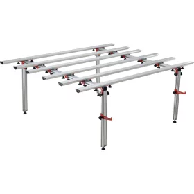   YATO YT-37100 Ősszecsukható állítható rácsos alumínium munkaasztal 1400 x 1800 mm