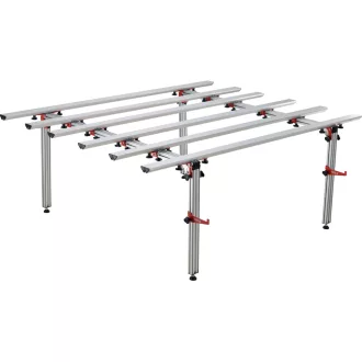   YATO YT-37100 Ősszecsukható állítható rácsos alumínium munkaasztal 1400 x 1800 mm