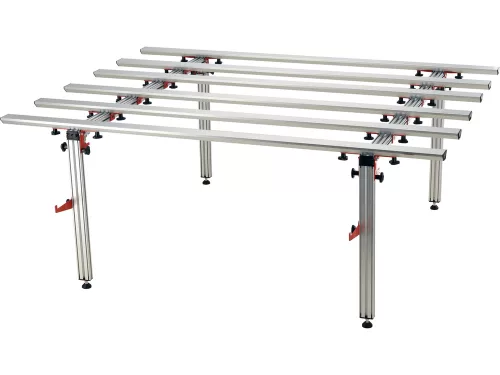 YATO YT-37100 Ősszecsukható állítható rácsos alumínium munkaasztal 1400 x 1800 mm