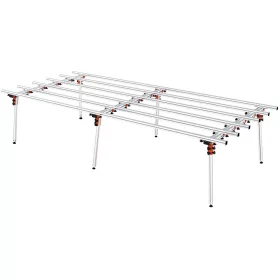   YATO YT-37101 Ősszecsukható állítható rácsos alumínium munkaasztal 1400 x 3600 mm