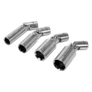 YATO YT-38520 Csuklós gyertyakulcs készlet 4 részes 3/8" 14-21 mm CrV
