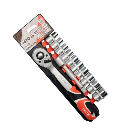 YATO YT-38821 Dugókulcs készlet 12 részes 1/2" 10-24 mm CrV