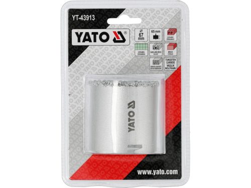YATO YT-43913 Volfrám - karbid bevonatos körkivágó 67 / 65 mm