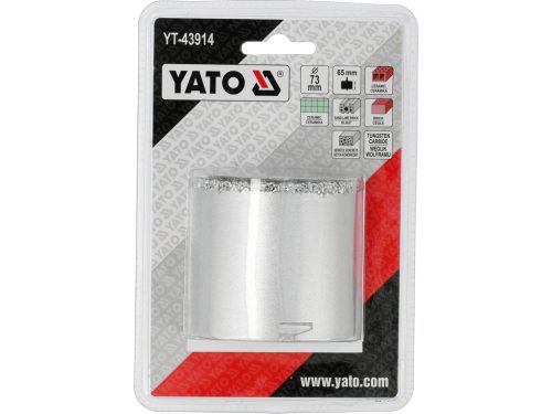 YATO YT-43914 Volfrám - karbid bevonatos körkivágó 73 / 65 mm