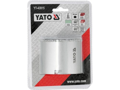 YATO YT-43915 Volfrám - karbid bevonatos körkivágó 83 / 65 mm